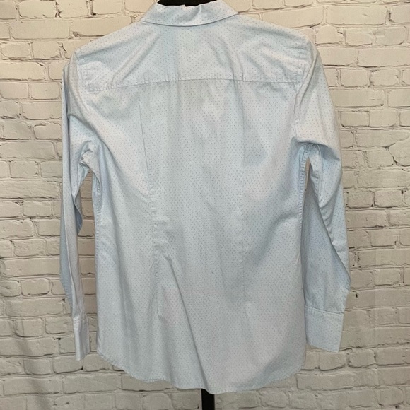 Ann Taylor Polka Dot Button Down Shirt Size 4 - Picture 4 of 4